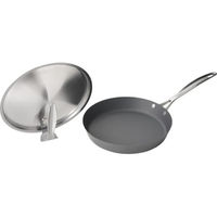 シャディ 涅 蓋付窒化鉄フライパン(24cm) 24-8332-903 1箱（直送品）