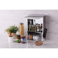 シャディ ステンレススパイスストッカー2段スリム 24-8333-233 1箱（直送品）