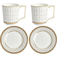 シャディ ウェッジウッド ルネッサンス グレイ マグ&プレート ペア 24-8345-037 1箱（直送品）