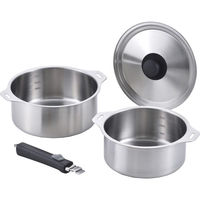 シャディ 燕三 ハンドル着脱式鍋2点セット 24-8965-613 1箱（直送品）