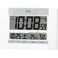 シャディ セイコー 掛置兼用デジタル時計 25-0231-050 1箱（直送品）