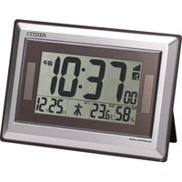 シャディ シチズン ソーラー電源電波時計(掛置兼用) 25-0231-060 1箱（直送品）