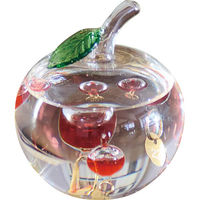 シャディ 【2箱セット】ガラスフロート温度計 りんご 25-0243-041 1セット(2箱)（直送品）