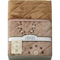 シャディ 日本製 吸湿発熱わた入り やわらかタッチわた入り毛布ふとん 25-2844-026 1箱（直送品）