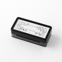 デザインフィル スタンプ 浸透印 ハーフ 天気柄 35509006 1セット(1個×2)（直送品）