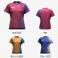 Butterfly(バタフライ) 卓球 インフィリア・シャツ・レディース S オレンジ 47239 1セット(1枚入)（直送品）