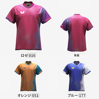 Butterfly(バタフライ) 卓球 インフィリア・シャツ M ブルー 47220 1セット(1枚入)（直送品）