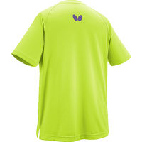 Butterfly(バタフライ) 卓球 ウィンロゴ・TシャツII S ライム 46420 1セット(1枚入×2)（直送品）