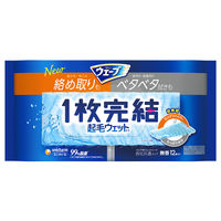 ユニ・チャーム ウェーブ　1枚完結フロア用ウェットシート　1セット(1個(12枚入)×3個）　フローリングシート
