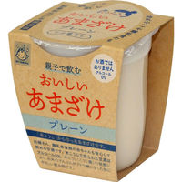 甘酒 飲み比べ アソート 親子で飲むおいしいあまざけ 3種(プレーン、ピーチ、バナナ) 180g 1セット(3種×各2本)