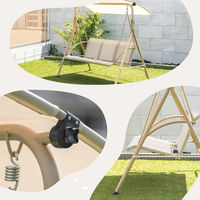 武田コーポレーション ロッキングベンチ ナチュラル NAEX-02 1箱(1個入)（直送品）