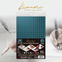 共栄プラスチック ライティングマット 下敷 A5 孔雀青(ピーコックブルー) WMS-A5-PB 1セット(1枚×5)（直送品）