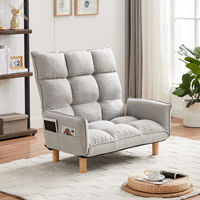 【軒先渡し】URBAN スーパーハイバックカウチソファ 幅1510mm グレー F-1975-GY 1台（直送品）