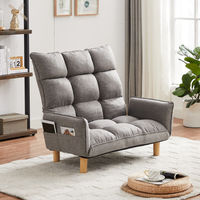 【軒先渡し】URBAN スーパーハイバックカウチソファ 幅1510mm ダークグレー F-1975-DGY 1台（直送品）