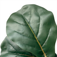 【軒先渡し】URBAN フェイクグリーン フィカス・リラータ 幅750×奥行750×高さ1800mm アイボリー VAR-180IV 1台（直送品）