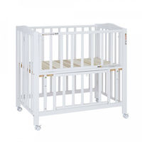 カトージ ミニベビーベッド 折りたたみ F(ホワイト) 02328 1台（直送品）