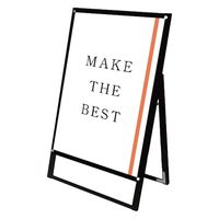 常磐精工 ブラックポスター用スタンド看板マグネジ B1片面ブラック アームキャスターセット BPSSKMN-B1KB-KSET 1台（直送品）