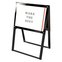 常磐精工 ブラックポスター用スタンド看板 A2横両面ブラック アームキャスターセット BPSSK-A2YRB-KSET 1台（直送品）