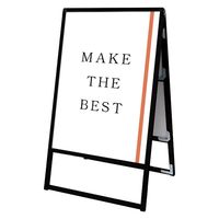 常磐精工 ブラックバリウススタンド看板 A0両面 アームキャスターセット BVASKAC-A0R-KSET 1台（直送品）