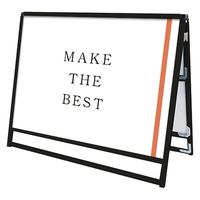 常磐精工 ブラックバリウススタンド看板 A0横ロウ両面 アームキャスターセット BVASKAC-A0YLR-KSET 1台（直送品）