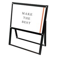 常磐精工 ブラックポスター用スタンド看板 B2横片面ブラック アームキャスターセット BPSSK-B2YKB-KSET 1台（直送品）