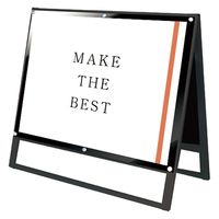 常磐精工 ブラックポスター用スタンド看板 B1横ロウ両面ブラック アームキャスターセット BPSSK-B1YLRB-KSET 1台（直送品）