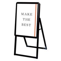 常磐精工 ポスターグリップスタンド看板 屋内用 A2片面ブラック アームキャスターセット PGSK-A2KB-KSET 1台（直送品）