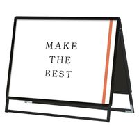 常磐精工 ポスターグリップスタンド看板 屋内用 B1横ロウ両面ブラック アームキャスターセット PGSK-B1YLRB-KSET 1台（直送品）