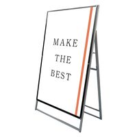 常磐精工 ポスター用スタンド看板 A0片面ブラック アームキャスターセット PSSK-A0KB-KSET 1台（直送品）