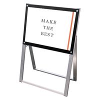 常磐精工 ポスター用スタンド看板 A2横片面ブラック アームキャスターセット PSSK-A2YKB-KSET 1台（直送品）