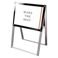 常磐精工 ポスター用スタンド看板 A2横両面ブラック アームキャスターセット PSSK-A2YRB-KSET 1台（直送品）