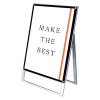 常磐精工 ポスター用スタンド看板 B1片面ブラック アームキャスターセット PSSK-B1KB-KSET 1台（直送品）