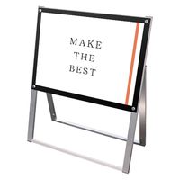 常磐精工 ポスター用スタンド看板 B2横片面ブラック アームキャスターセット PSSK-B2YKB-KSET 1台（直送品）