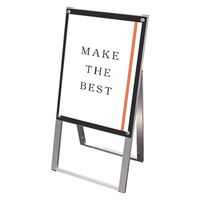 常磐精工 ポスター用スタンド看板マグネジ A2片面ブラック アームキャスターセット PSSKMN-A2KB-KSET 1台（直送品）