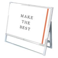 常磐精工 ポスター用スタンド看板マグネジ B1横ロウ片面ホワイト アームキャスターセット PSSKMN-B1YLKW-KSET 1台（直送品）