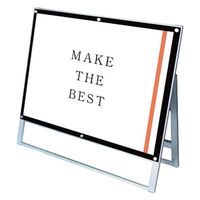 常磐精工 ポスター用スタンド看板マグネジ B1横ロウ片面ブラック アームキャスターセット PSSKMN-B1YLKB-KSET 1台（直送品）