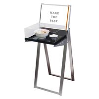 常磐精工 ラックスタンド看板 A3横ブラック(アクリルボックス付) アームキャスターセット RASKA-A3YB-KSET 1台（直送品）