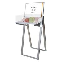 常磐精工 ラックスタンド看板 A3横ホワイト(アクリルボックス付) アームキャスターセット RASKA-A3YW-KSET 1台（直送品）