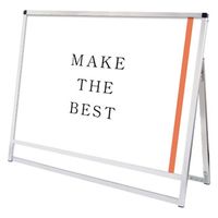 常磐精工 バリウススタンド看板 A0横ロウ片面 アームキャスターセット VASKAC-A0YLK-KSET 1台（直送品）