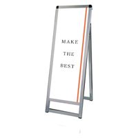 常磐精工 バリウススタンド看板 A3縦縦ロウ片面 アームキャスターセット VASKAC-A3TTLK-KSET 1台（直送品）