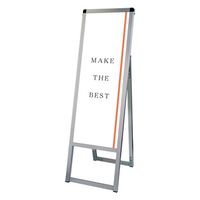 常磐精工 バリウススタンド看板 A3縦縦片面 アームキャスターセット VASKAC-A3TTK-KSET 1台（直送品）