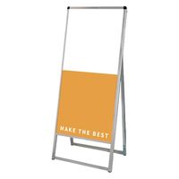 常磐精工 バリウススタンド看板 アルミ複合板 450×1200片面 アームキャスターセット VASKAP-450X1200K-KSET 1台（直送品）