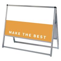 常磐精工 バリウススタンド看板 アルミ複合板 900×450両面 アームキャスターセット VASKAP-900X450R-KSET 1台（直送品）