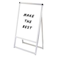 常磐精工 バリウススタンド看板 ホワイトボード A2片面 アームキャスターセット VASKWB-A2K-KSET 1台（直送品）