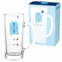 東洋佐々木ガラス 焼酎ソーダ割りジョッキ(目安つき) 435ml P-06431-J441 1個（直送品）