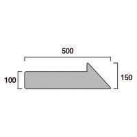 常磐精工 矢印クリップ 右 ブラック SCP-YRB 1台（直送品）