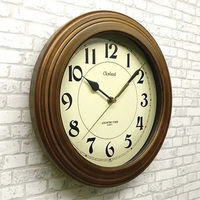 さんてる レトロアンティーク 掛け時計 直径285mm QL611 1個（直送品）