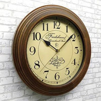 さんてる レトロアンティーク 掛け時計 直径285mm QL711 1個（直送品）