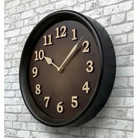 さんてる チョコレートチャンク・クロック 直径260mm チョコレート SQ29_DBK 1個（直送品）