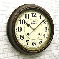 さんてる EUスタイルクラシカル 電波掛け時計 アラビア文字 直径287mm DQL674_A 1個（直送品）